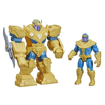 Figurine Avengers Thanos avec armure amovible de 23 cm et un accessoire de combat