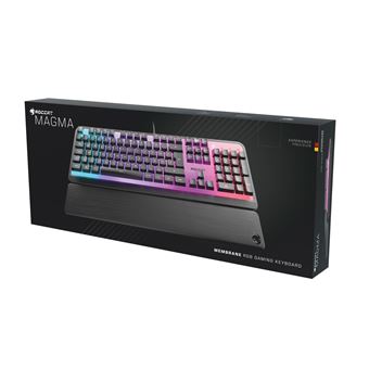 Clavier Gaming Membrane filaire Roccat Magma RGB Noir