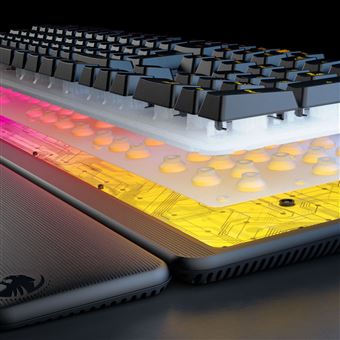 Clavier Gaming Membrane filaire Roccat Magma RGB Noir