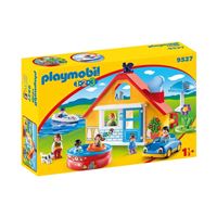 Playmobil 123 5058 pas cher, Coffret maison forestière avec animaux