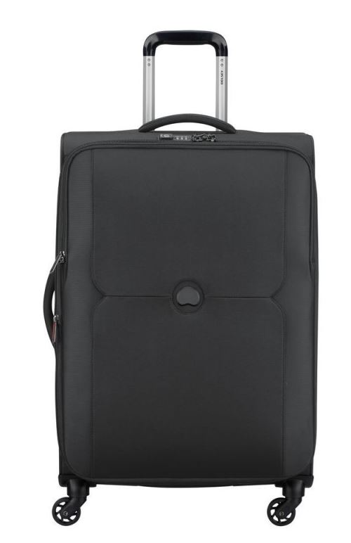 Valise extensible à 4 roues Delsey Mercure Taille M 68 cm Noir