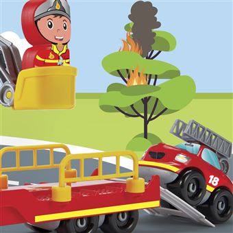 JOUET] Fire truck construction - Ecoiffier Abrick 