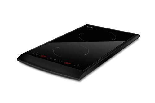 Réchaud Taurus Plaque à induction double verticale Darkfire Domino 974684 2900 W Noir