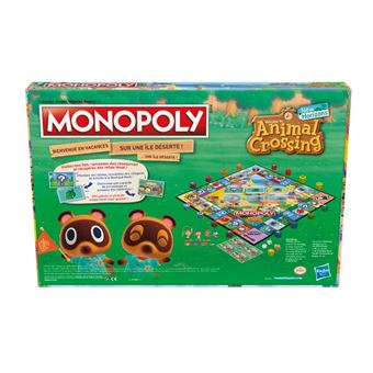 Jeu classique Hasbro Gaming Monopoly édition Animal Crossing New Horizons