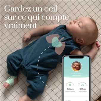 Babyphone Owlet Smart Sock 3 Vert Menthe