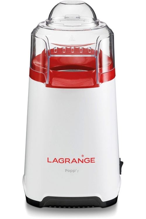 Lagrange Popp'y Popcornmachine 1200 W Wit en Rood
