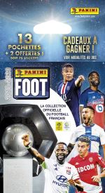 Jeu de cartes Panini Foot 2019/2020 Blister 15 pochettes Modèle aléatoire