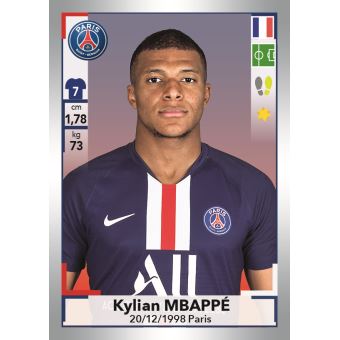 Jeu de cartes Panini Foot 2019/2020 Blister 15 pochettes Modèle aléatoire