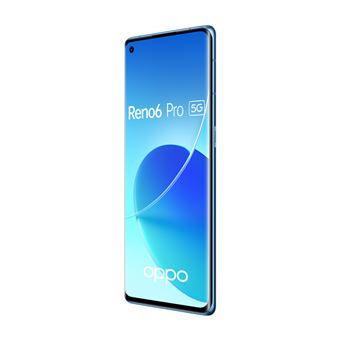 Pack Smartphone Oppo Reno6 Pro 6,55" 5G 256 Go Double SIM Bleu arctique + Ecouteurs sans fil Oppo Enco Free2 Bluetooth Blanc