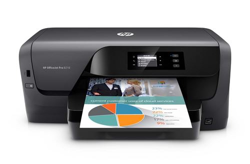 HP OfficeJet Pro 8210 WiFi zwarte printer