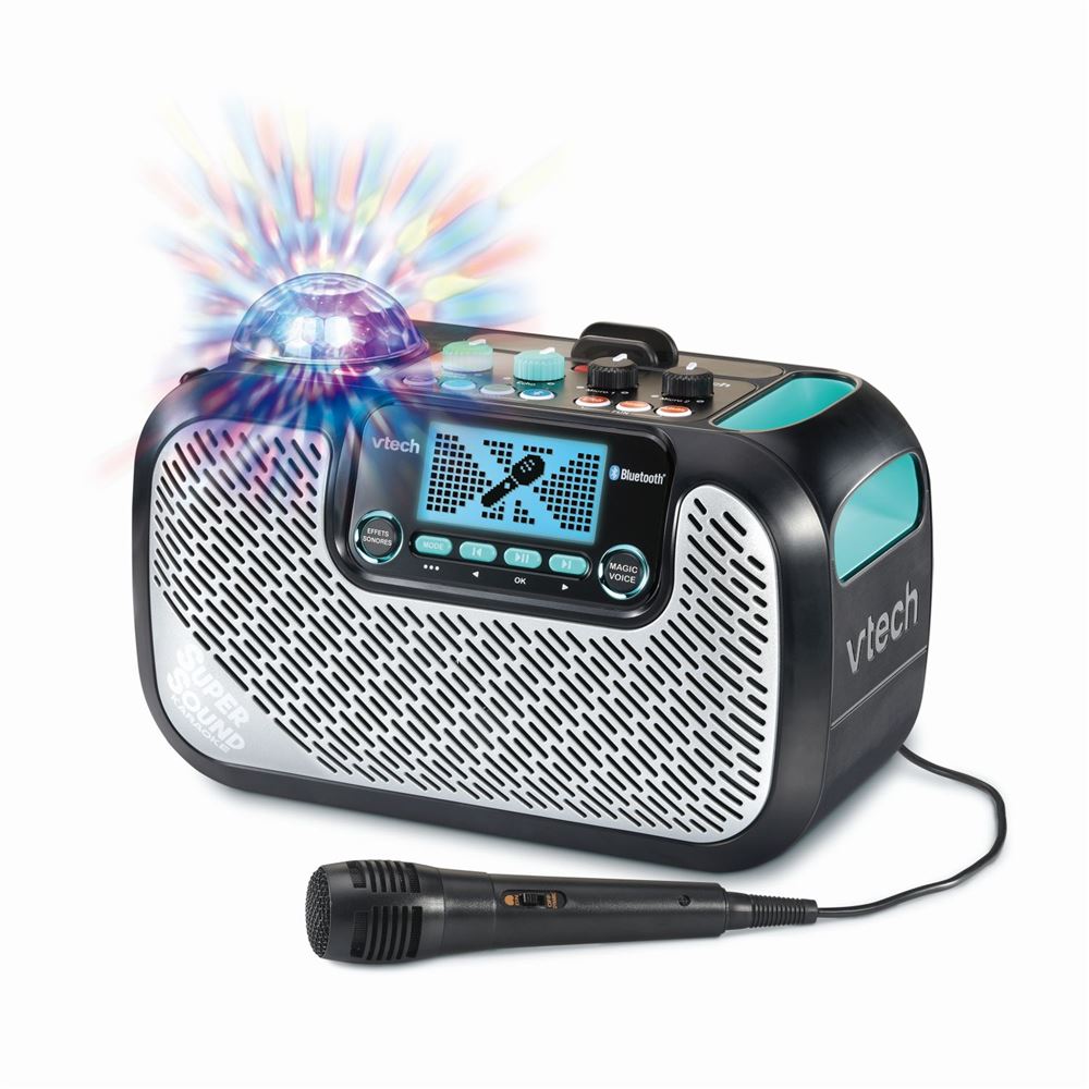 Enceinte Tendance Karaoké Bluetooth® Portable Avec Micro Et Effets Lumineux  The Voice - Jeux d'imitation BUT