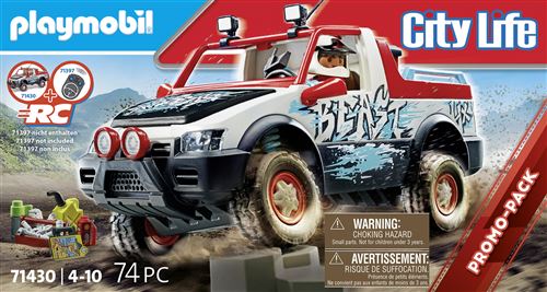 Playmobil City Life 71430 Voiture De Rallye