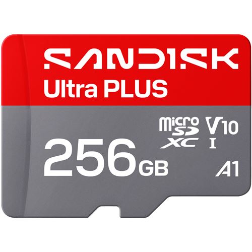 Carte UHS I microSDXC SANDISK Ultra PLUS jusqu''a 200 Mo/ en lecture video Full HD V10 U1 C10 A1 - vue 2