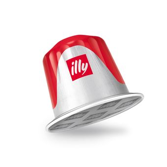 Boite de 10 Capsules café Illy Torrefaction Classique 8908 Argent et Rouge