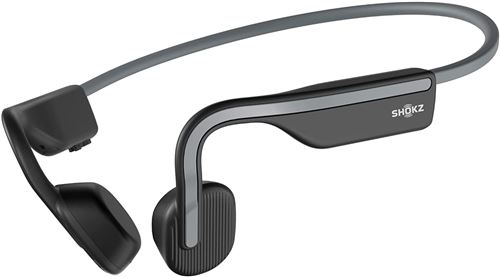 AfterShokz OpenMove - Koptelefoon met micro - open oor - bevestiging achter de nek - Bluetooth - draadloos - grijs
