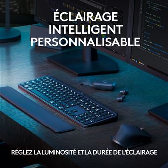 Clavier Sans Fil Azerty Logitech MX Keys S Graphite