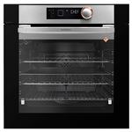 Four Multifonction+, 73l, Pyrolyse, A+ avec Porte Froide, Fermeture Douce, Mode Chef 6 recettes, SmartAssist Cuisson Basse Temperature, Guide culinaire 35 recettes, Rail telescopique 3, inox