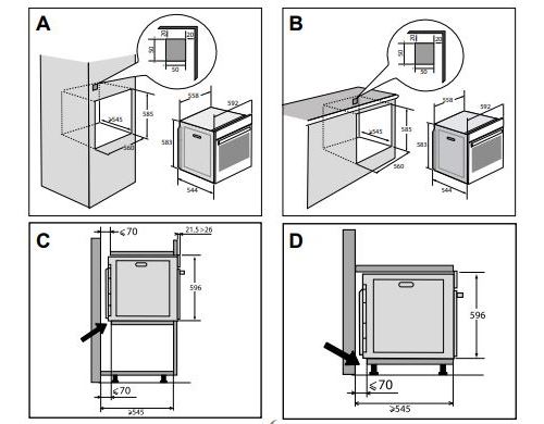 Four encastrable 73L, Pyrolyse, Multifonction - De Dietrich DFP8363W -  Blanc   - Shopping et Courses en ligne, livrés à domicile ou au  bureau, 7j/7 à la Réunion