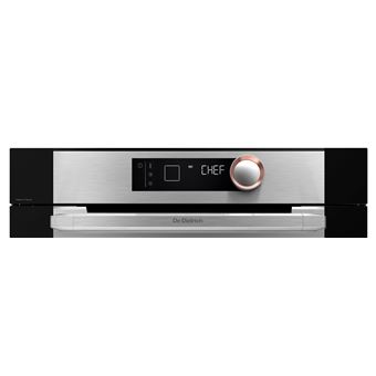 Four Multifonction+, 73l, Pyrolyse, A+ avec Porte Froide, Fermeture Douce, Mode Chef 6 recettes, SmartAssist Cuisson Basse Temperature, Guide culinaire 35 recettes, Rail telescopique 3, inox