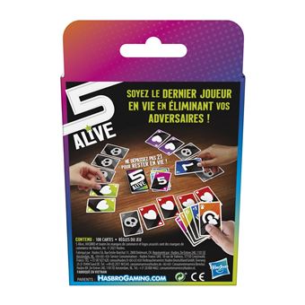 Jeu de cartes Hasbro Gaming Five Alive