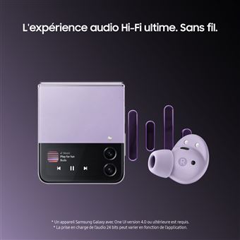 Ecouteurs sans fil Samsung Galaxy Buds2 Pro Bluetooth Mauve Lavande