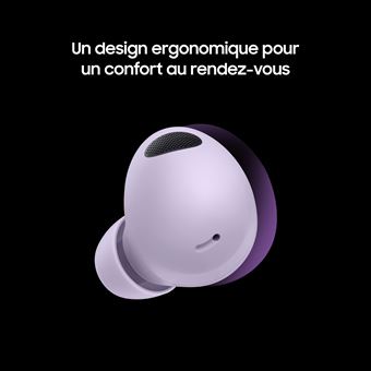 Ecouteurs sans fil Samsung Galaxy Buds2 Pro Bluetooth Mauve Lavande