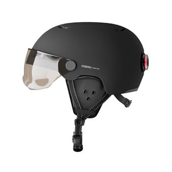 Casque vélo avec visière Cosmo Fusion Premium Noir - 1