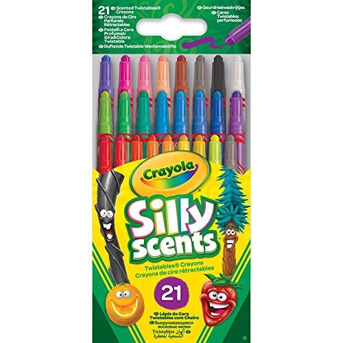 Pack de 21 crayons à la cire rétractables parfumés Crayola