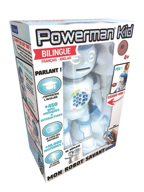 Mon Robot Ludo-Educatif Bilingue Lexibook Powerman Kid