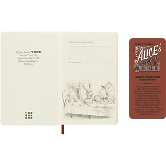 Agenda scolaire Moleskine 2022 2023 Semainier Alice format de poche Orange Corail