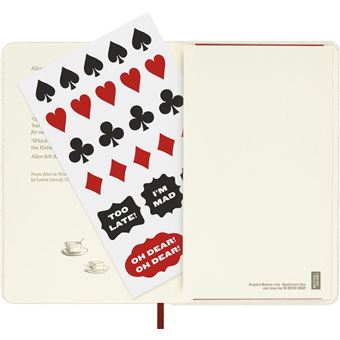 Agenda scolaire Moleskine 2022 2023 Semainier Alice format de poche Orange Corail