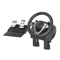 Volant gaming Genesis Seaborg 400 pour PS3/PS4/PC/Xbox One/Xbox 360/Nintendo Switch Gris et noir