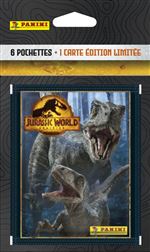 Jeu de cartes Panini Jurassic World Le monde d'après Blister 6 pochettes