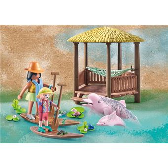 Playmobil 71143 Paddles et dauphins roses