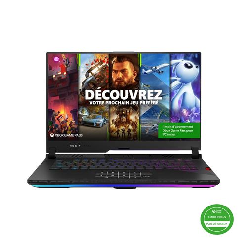 PC Portable Gaming Asus ROG SCAR15-G533ZX-LN015W 15,6 Intel Core i9 64 Go RAM 2 To SSD Noir + 1 mois d'abonnement Xbox Game Pass