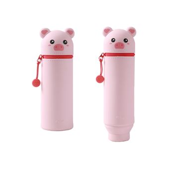 Trousse en silicone Itotal Cochon Rose