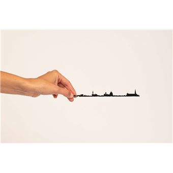 Décoration murale The Line Florence Mini 19 cm Noir