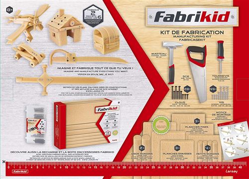 Fabrikid - Kit Véhicules Super Speed - Jouet Garçon - Construction - Dès 8 ans - Lansay - Jeux - Jouets