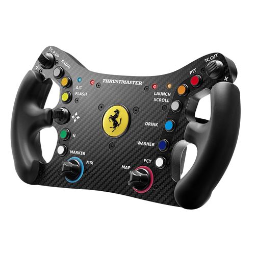 Volant gaming Thrustmaster Ferrari 488 GT3 Wheel Add-On pour PC PS5 PS4 Xbox Series XS Xbox One Gris