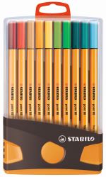 Etui de 20 stylos feutres Stabilo ColorParade Point 88