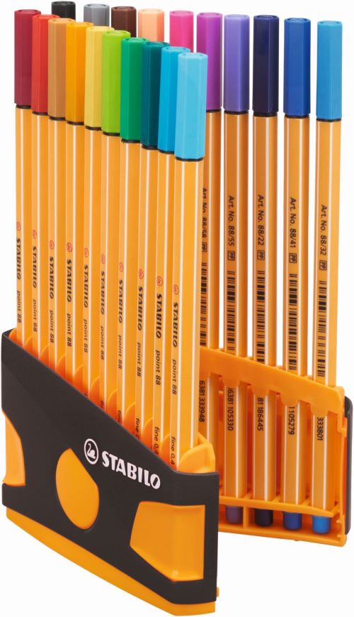 STABILO Colorparade x 20 stylos-feutres point 88 Assortis dont 10 pastel -  Stylo & feutre - LDLC