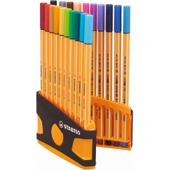 Etui de 20 stylos feutres Stabilo ColorParade Point 88