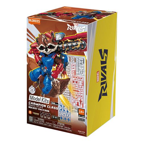 Blokees Model Kits - Marvel Rivals Champion Class 08 - Rocket Raccoon - Image 2