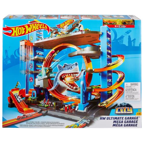 Coffret Hot Wheels City Garage Ultime Circuit Voitures Achat Prix