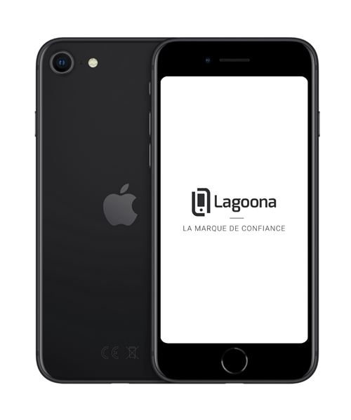 Apple iPhone SE 2 4,7" Double SIM 64 Go Noir Reconditionné Grade A Lagoona batterie neuve