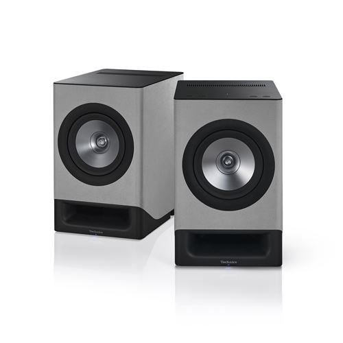 Enceintes Connectées Hi-Fi Technics Sc-Cx700E-H Silky Gray Vendues Par Paire