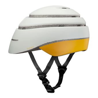 Casque de vélo pliable Closca Loop Taille L Blanc et Jaune