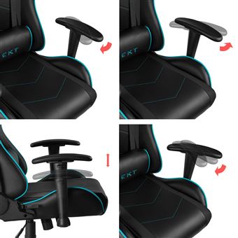 Fauteuil Gaming REKT BG1 Noir et Bleu