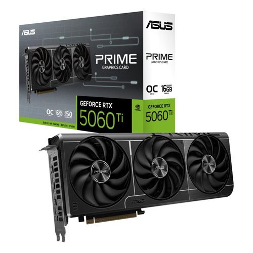 Carte Graphique ASUS PRIME Nvidia GeForce RTX 5060 Ti 16G OC