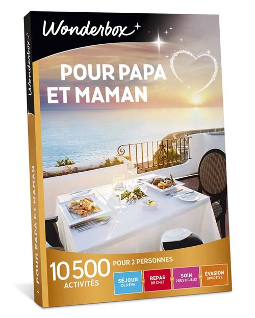 Coffret cadeau Wonderbox Pour papa et maman